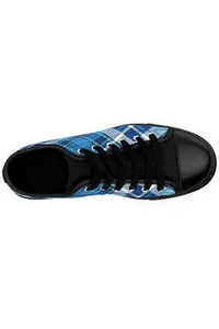  Designer Collection in Plaid (Blue) Women's Low Top Canvas Shoes Shoes