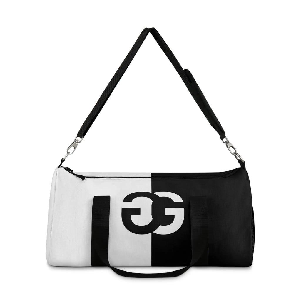  G is for Groove (Black and White) Duffel Bag BagsSmall