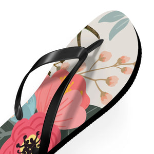  Groove Collection Hello Hawaii Flower Flip Flops Shoes