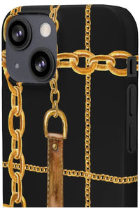 Groove Designer Collection (Chains + Leather + Buckles) Snap Phone Case