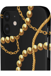 Groove Designer Collection (Gold Pearls) Snap Phone Case
