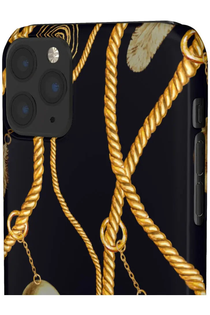 Groove Designer Collection (Pearls + Feathers) Snap Phone Case