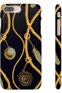 Groove Designer Collection (Pearls + Feathers) Snap Phone Case