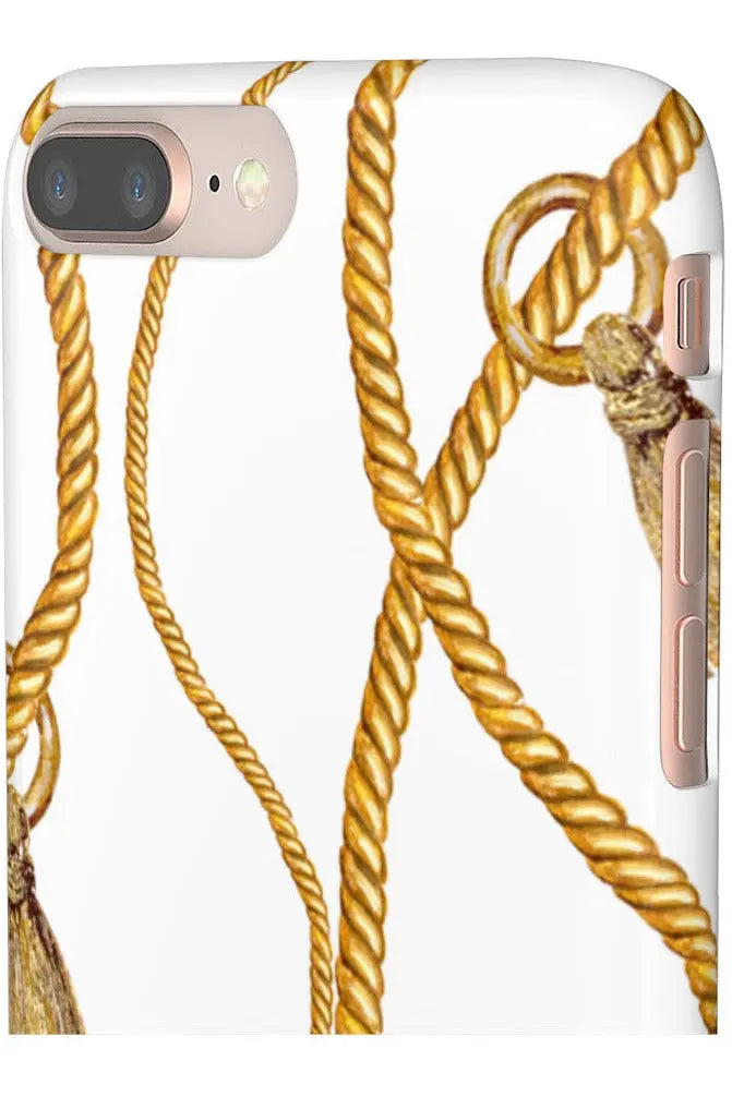 Groove Designer Collection (Tassles On White) Snap Phone Case