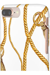 Groove Designer Collection (Tassles On White) Snap Phone Case