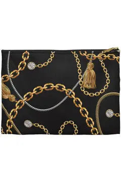 Groove Designer Collection (Tassels + Crystals) Makeup Accessory Pouch