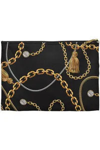 Groove Designer Collection (Tassels + Crystals) Makeup Accessory Pouch