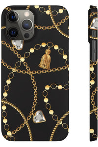Groove Designer Collection (Tassels + Hearts) Snap Phone Case